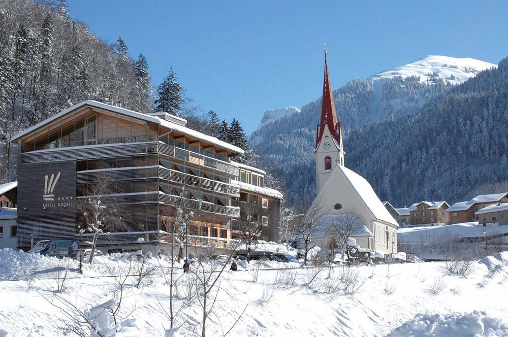 Hotel Krone In Au Au (Vorarlberg) エクステリア 写真