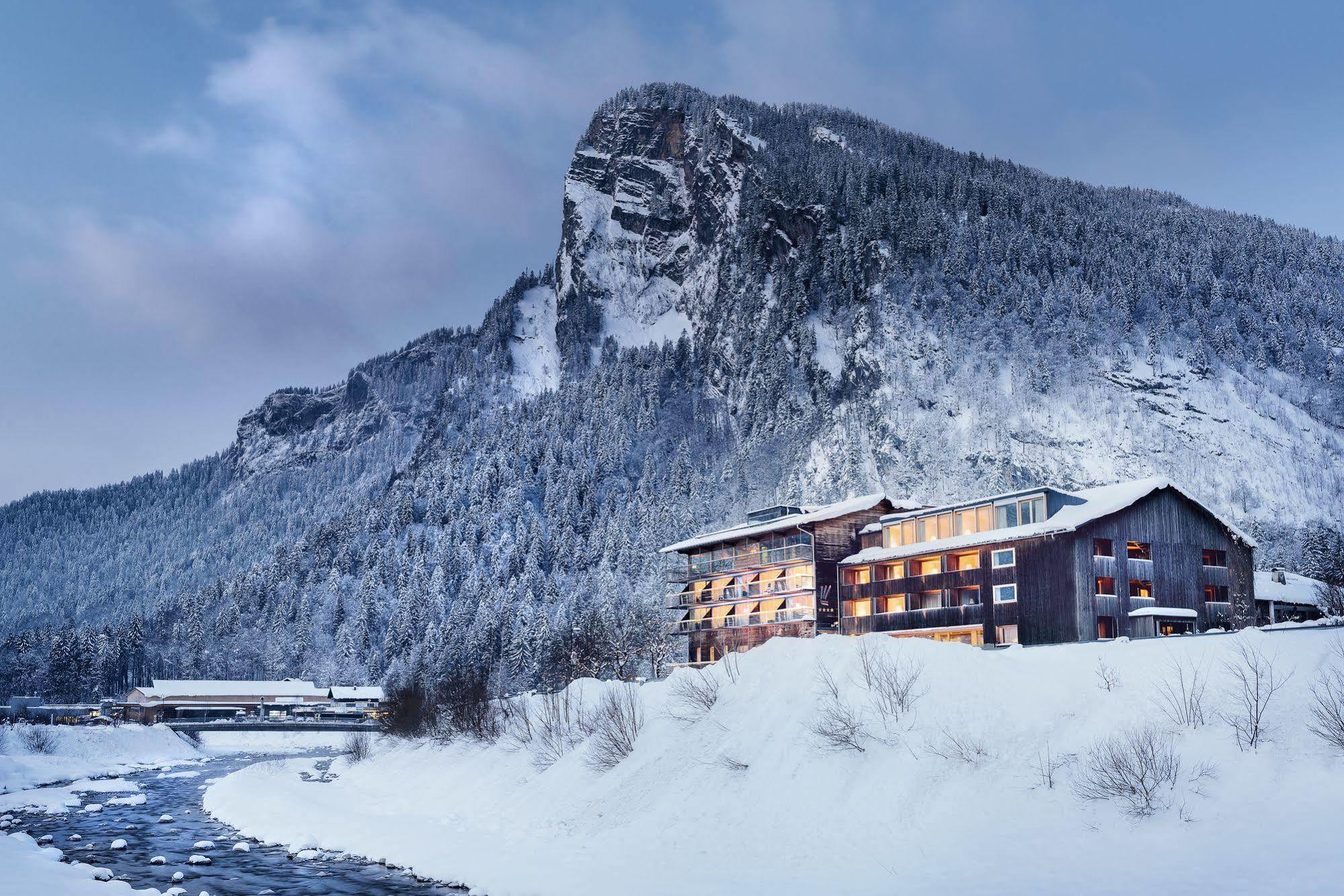 Hotel Krone In Au Au (Vorarlberg) エクステリア 写真